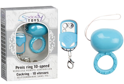 Cockrings vibrant avec oeuf et télécommande (10 vitesses)